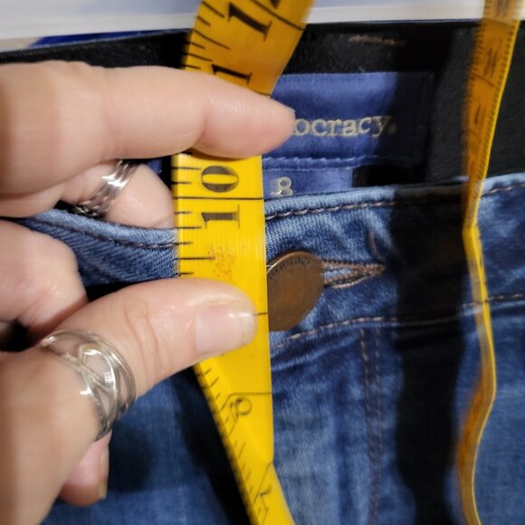 WOMANS DEMOCRACY CAPRI JEANS SZ 8 - Picture 9 of 10